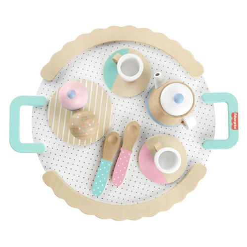 Juego de té de madera Fisher-Price