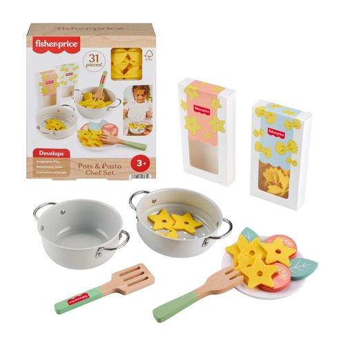 Set de cocina de madera Fisher-Price