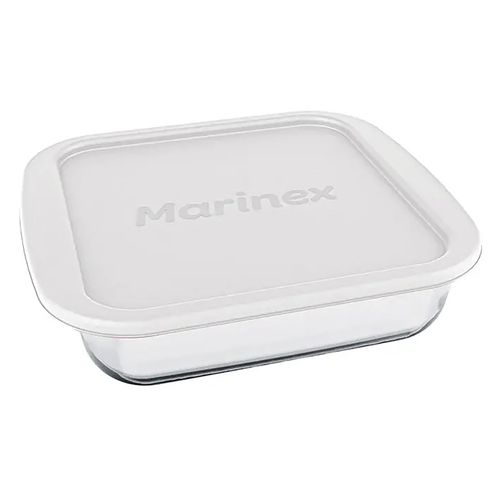 Refractario Marinex Cuadrado Con Tapa