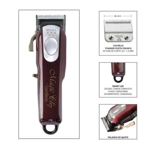 Cortadora Wahl Pro profesional magic clip inalámbrica 8148-308