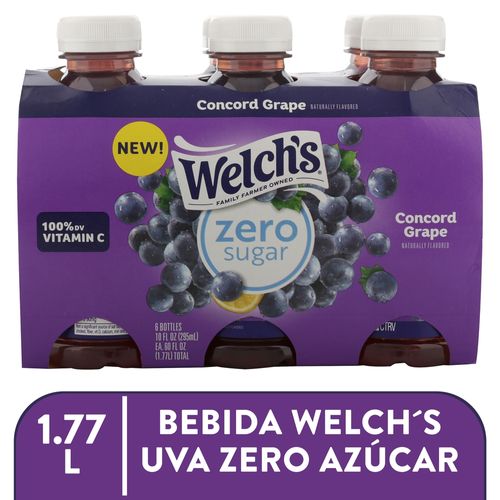 Jugo Welchs Uva Zero 6pk 1776ml