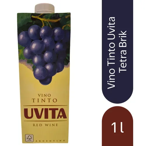 Vino Tinto Uvita Tetra Brik-1000ml