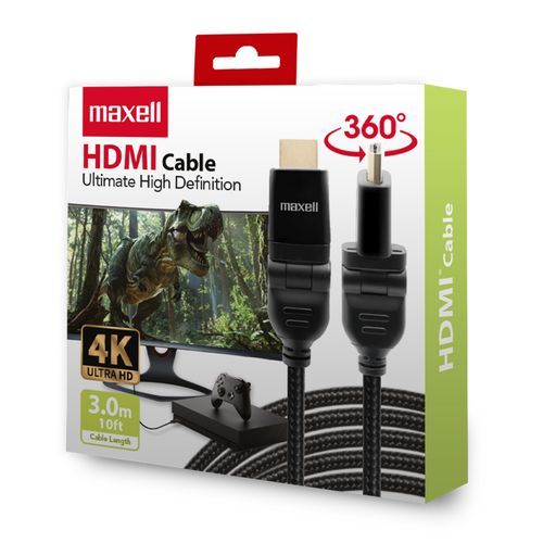 Cable Maxell entrelazado 360 hdmi 4k