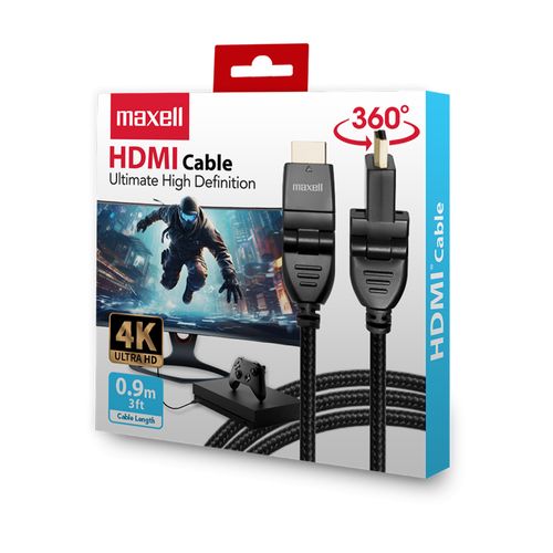 Cable Maxell entrelazado 360 hdmi 4k
