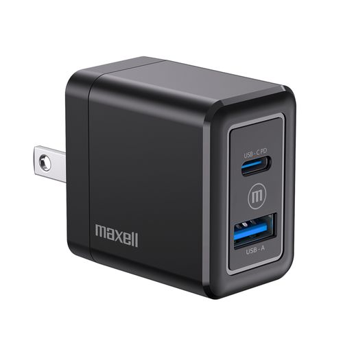 Cargador de pared Maxell de 20W con 2 puertos USB C y USB A