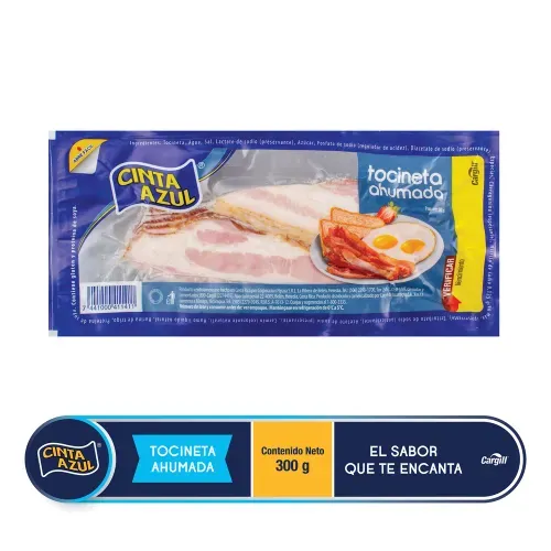 Tocineta Cinta Azul Ahumada - 300 g