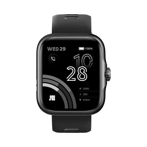 Reloj Cubitt Smart Watch Viva Pro Negro,  34mm. Pantalla HD, Notificaciones Inteligentes, Bluetooth, compatible con iOS, Android y Huawei