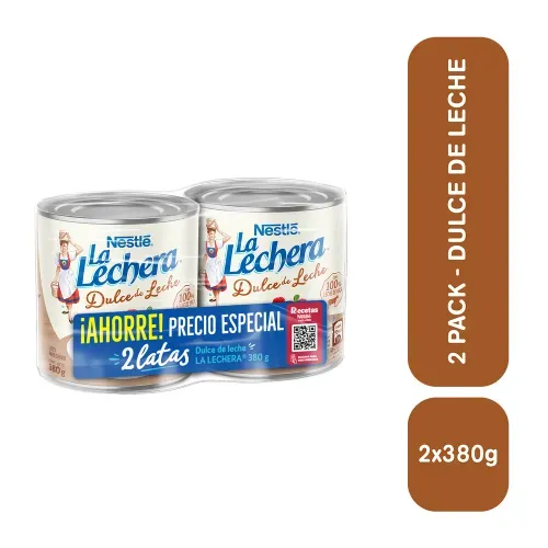 Nestlé La Lechera Dulce De Leche 2 Pack - 760 g