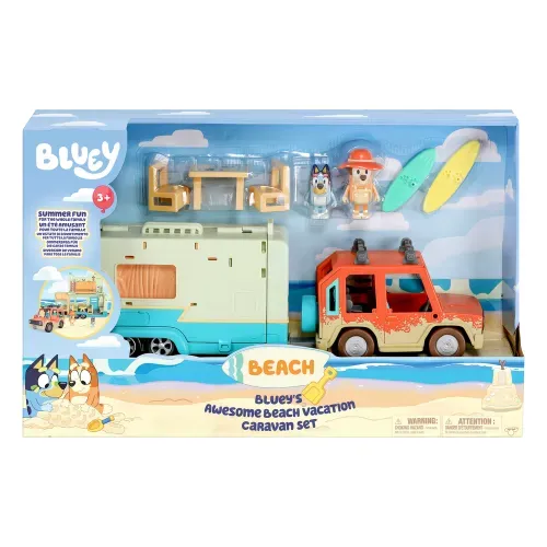 Set Bluey Caravana Vacaciones Playa