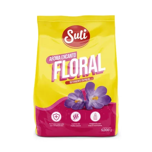 Detergente Suli En Polvo Aroma Floral - 5000 g