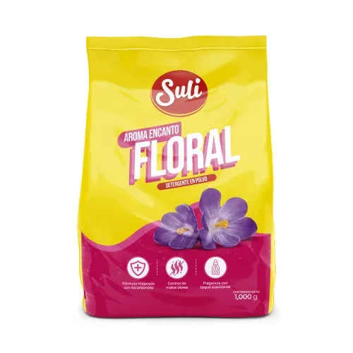 Detergente Suli En Polvo Aroma Floral - 1000 g