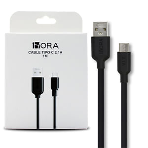 Cable de carga 1HORA datos tipo C 2.1A