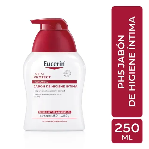 Jabón Líquido Eucerin De Limpieza Suave Zona Íntima -250ml