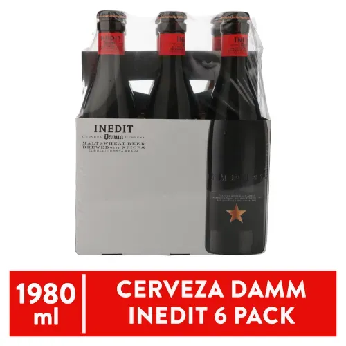 Cerveza Damm 6pk Inedit 1980 Ml