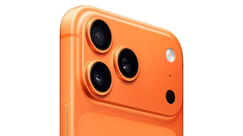 Celular Apple Iphone 17 Pro Max color naranja 12GB RAM 256GB