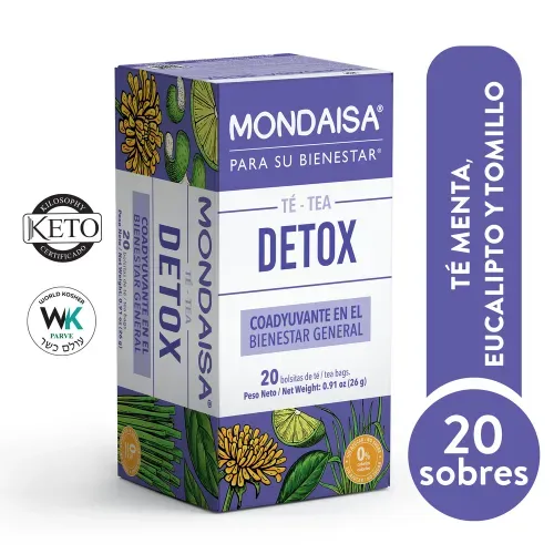 Té Mondaisa detox caja 20 Uds - 26 g