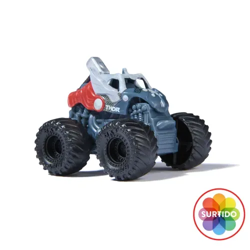 Camiones Monster Jam Minis Marvel - 3 Uds