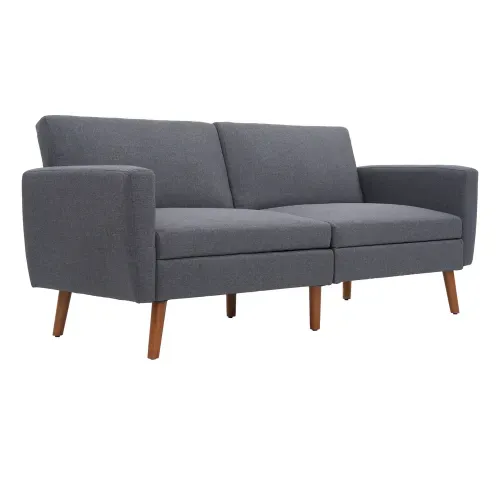 Sofá Home Trends Almacenamiento Inferior Gris - 185 cm