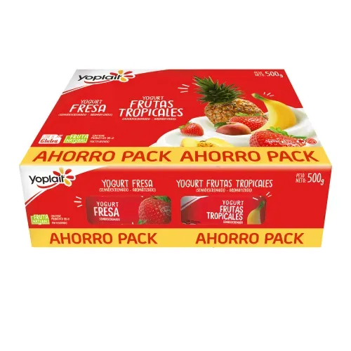 Yogurt Yoplait batido regular 4 pack - 500 g