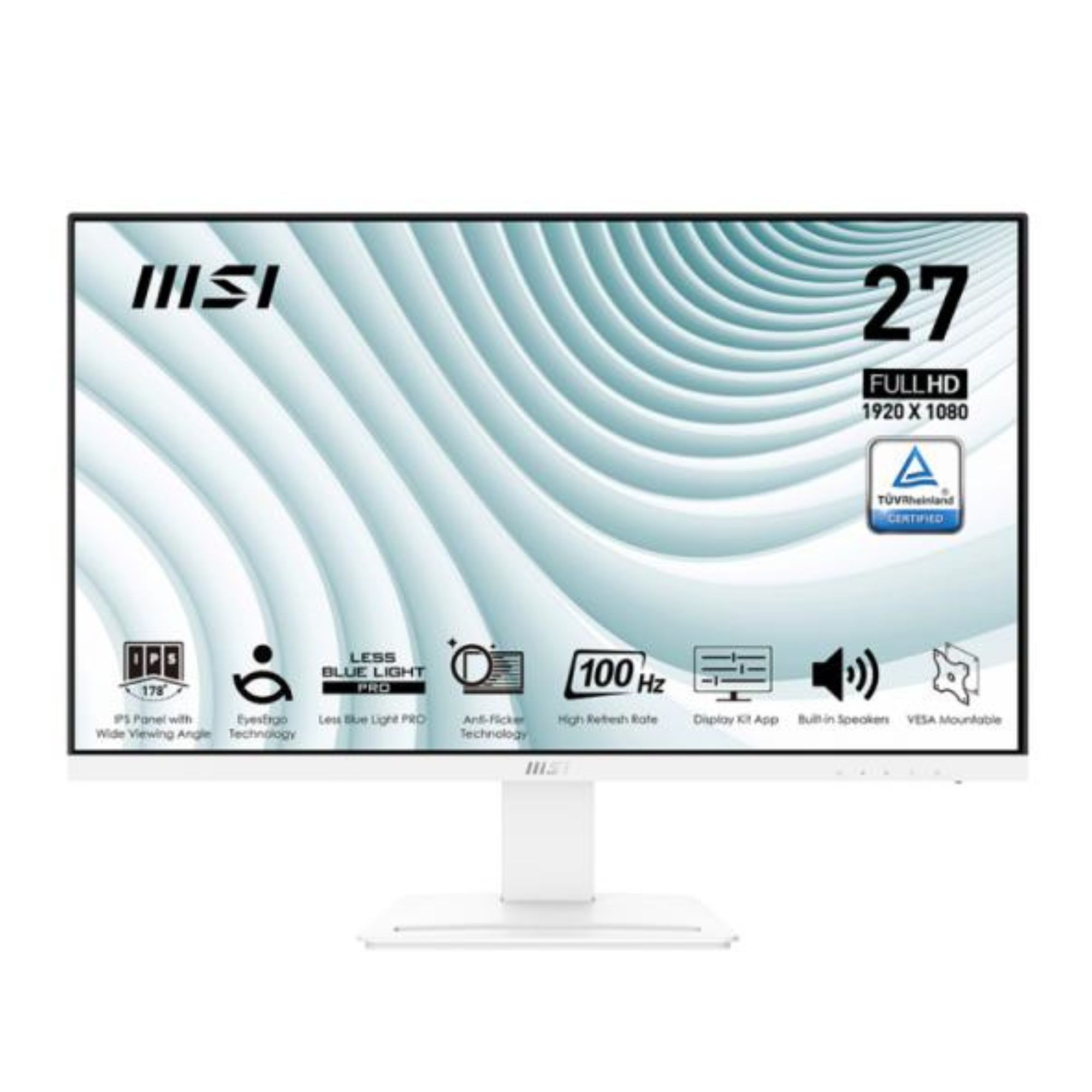 Monitor MSI PRO MP273AW FHD 100Hz IPS freesync con HDMI y displayport-27”