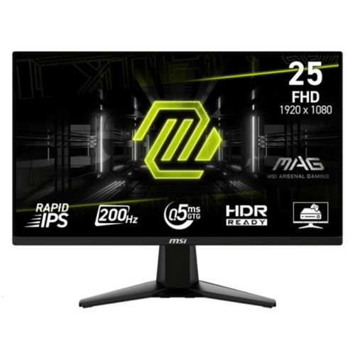 Monitor MSI MAG 255F E20 gamer FHD 200Hz anti-glare con HDMI y DP-24.5”