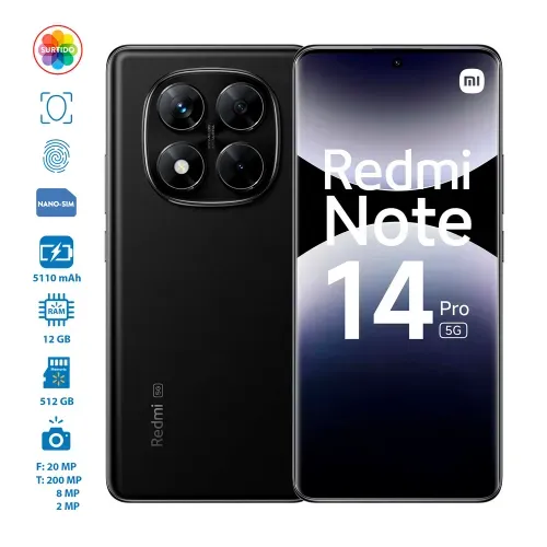 Celular Xiaomi Note 14 Pro 5G 12GB RAM 512GB Almacenamiento