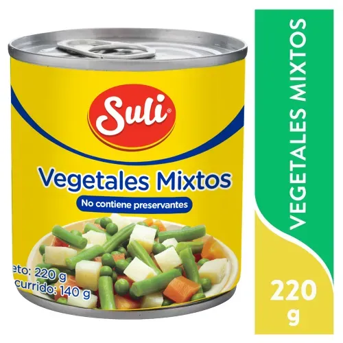 Vegetales Suli Mixtos - 220 g