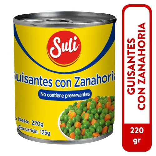 Guisante Suli con Zanahoria - 220 g