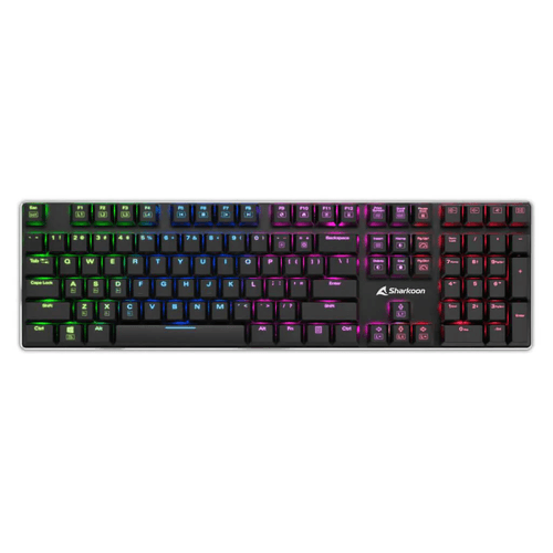 Teclado gaming Sharkoon purewriter RGB mecánico alámbrico USB layout inglés
