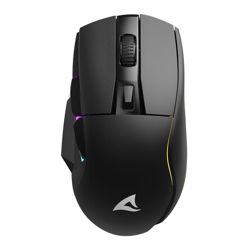 Mouse gaming Sharkoon SGM50W inalámbrico sensor 5000 DPI RGB receptor USB