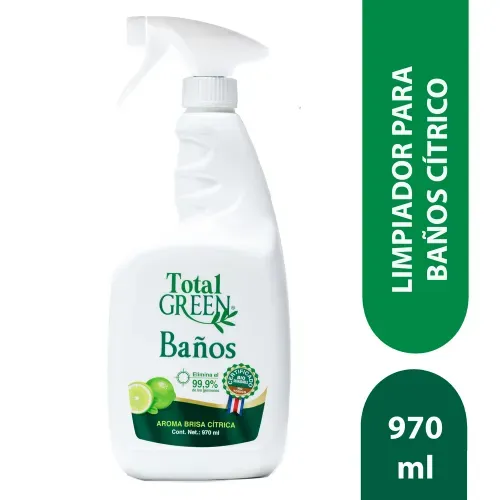 Limpiador Total Green Baños Biodegradable Citrico - 970ml