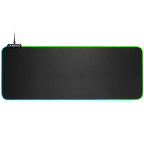 Mouse Pad Sharkoon 1337 RGB V2 900 XL gaming  iluminación RGB superficie de tela optimizada base antideslizante