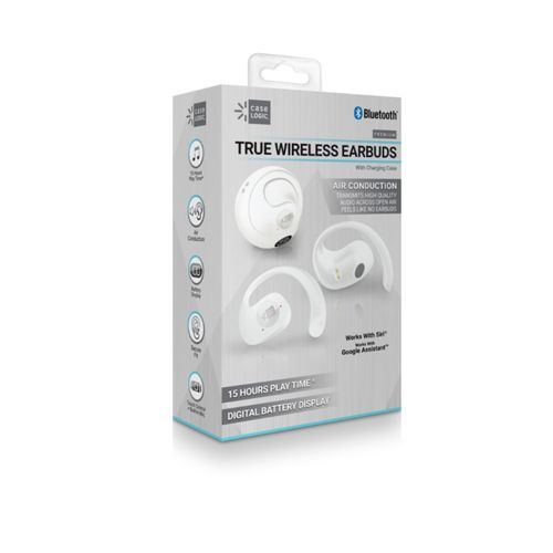 Audífonos Case Logic deportivo color blanco 15 horas 123-WT