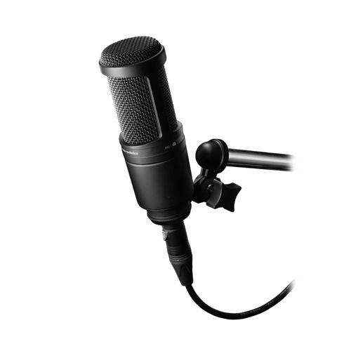 Micrófono de estudio Audio Technica AT2020 especial para Podcast
