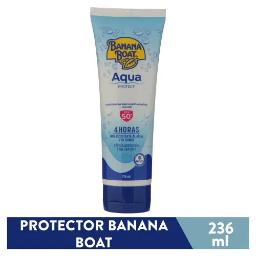 Protector solar Banana Boat loción aqua protect FPS 50 - 236 ml
