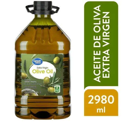 Aceite De Oliva Great Value Extra Virgen - 2.98 L