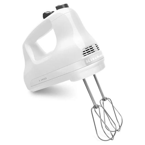 Batidora manual blanca KitchenAid 3 velocidades KHM312WH