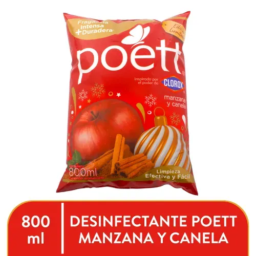 Desinfectante Poett Manzana Canela -800 ml