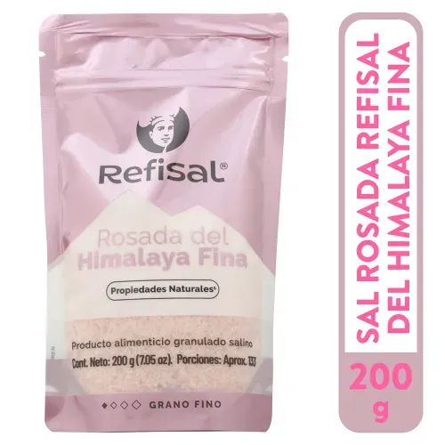 Refisal Sal Rosada Fina Doypack 200gr