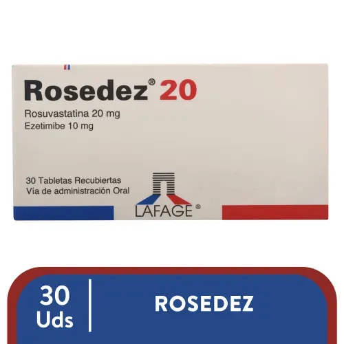 Rosedez 20 mg x 30 Tabletas