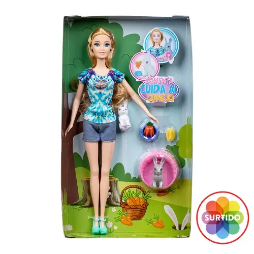 Muñeca Brittany mascota con accesorios