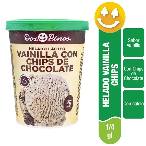 Helado Dp Vainilla Con Choco Chips - 499 g