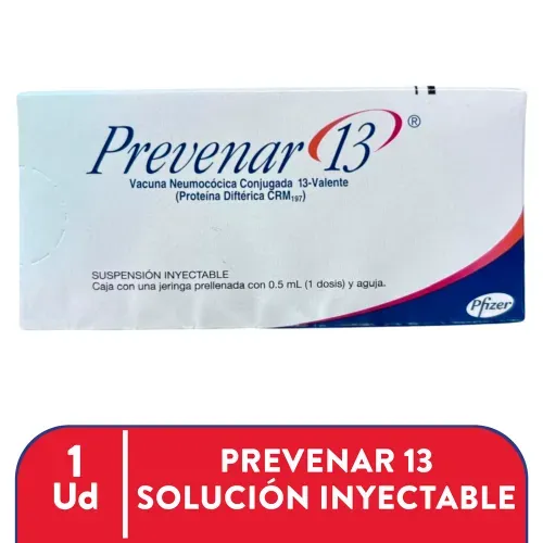 Asma, Alergias y Nasal Pfizer Prevenar 13v Ped Ad 50 x 1 Dosi