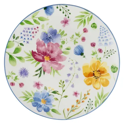 Platos Mainstays Ms Plato Plano 10 5 Porcelana Floral