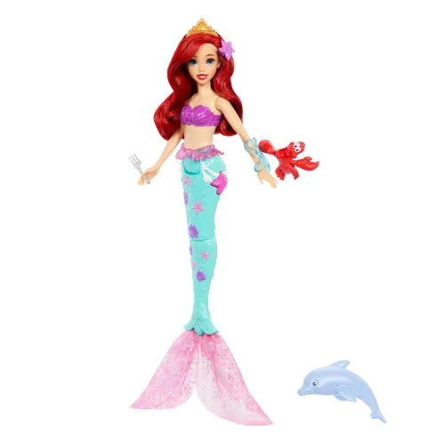 Muñeca Disney princesa ariel amigos del océano con accesorios
