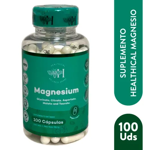 Magnesio 5 En 1 Healthical 100u