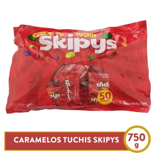 Caramelos Tuchis Skipys Bolsa 750g