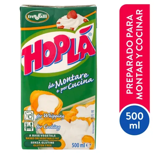 Repostería Hopla Crema Chantilli Hopla Sin Azucar 500ml