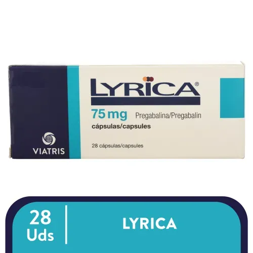 Lyrica 75 mg x 28 Tbs