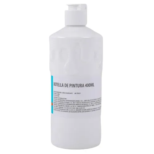 Botella pintura Pen Gear color blanco - 400 ml